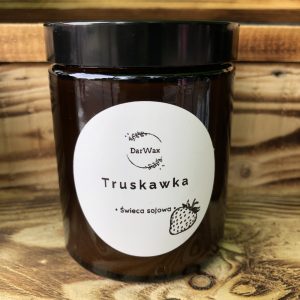 Truskawka świeca sojowa 180 ml