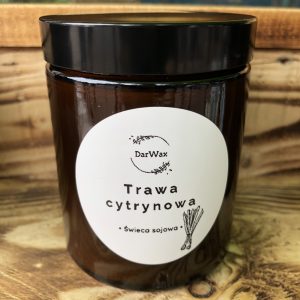 Trawa cytrynowa świeca sojowa 180 ml