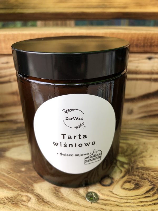 Tarta wiśniowa świeca sojowa 180 ml