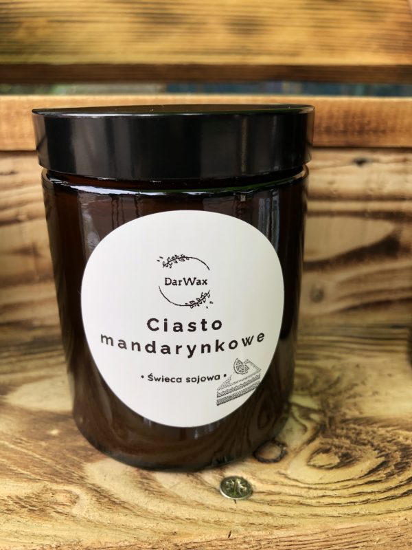 Ciasto Mandarynkowe świeca sojowa 180 ml