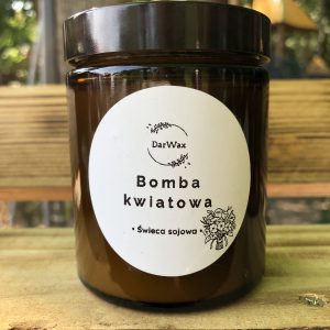 Bomba Kwiatowa świeca sojowa 180 ml