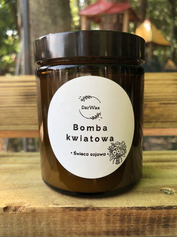 Bomba Kwiatowa świeca sojowa 180 ml